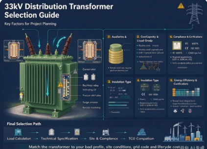 Sådan vælger du den rigtige 33kV distributionstransformer til dit projekt: En...
